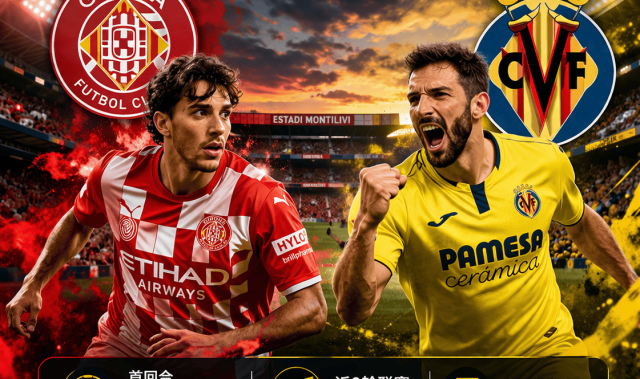 西甲：赫罗纳vs比利亚雷亚尔，交锋压制明显，黄潜有望客场拿下