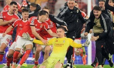 特鲁宾98分钟头球绝杀皇马，本菲卡门将的传奇一夜