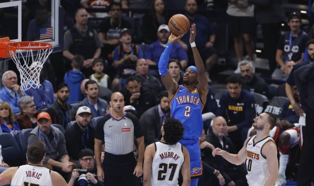 亚历山大3分绝杀约基奇32+14+13 雷霆胜掘金